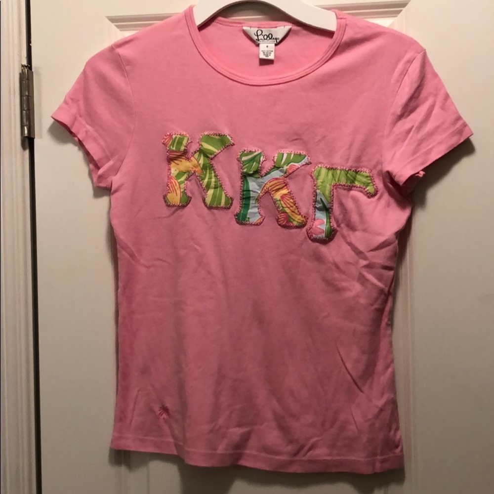 Lilly Pulitzer Kappa Kappa Gamma pink tee